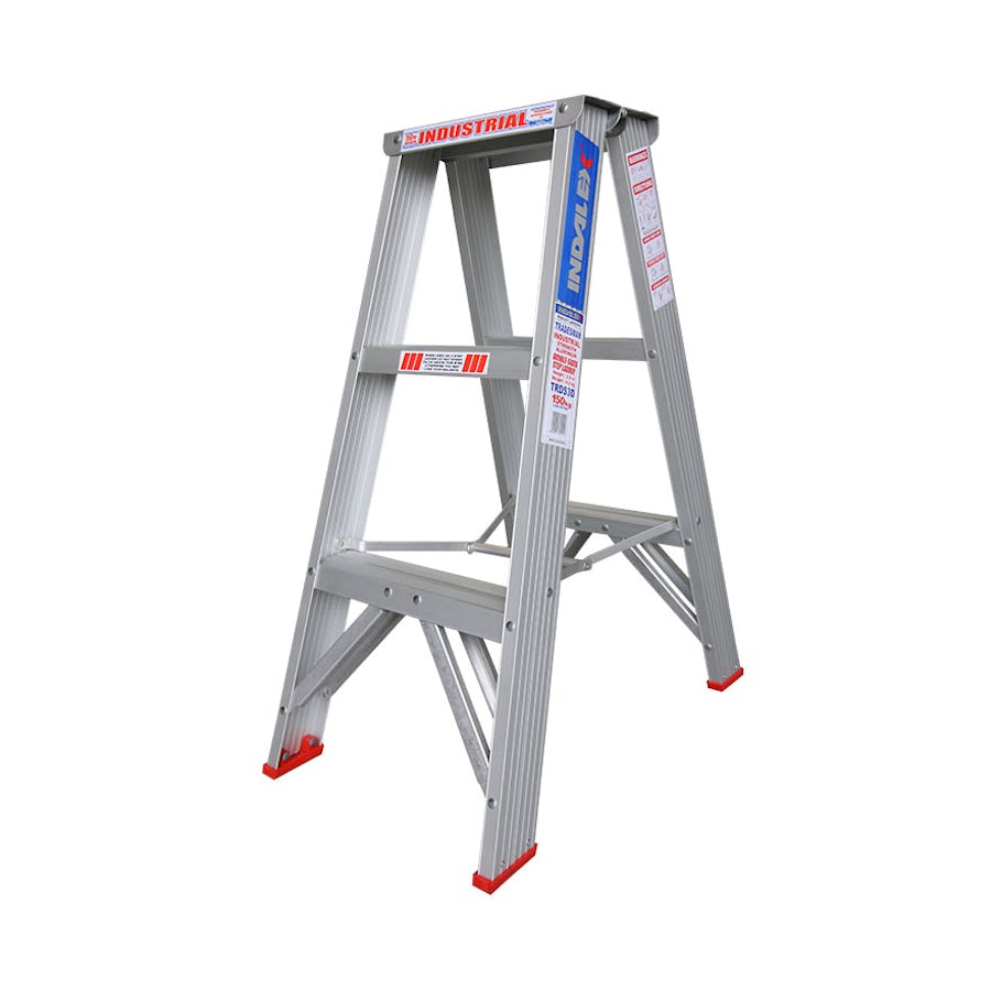 Indalex Double Side Aluminium Step Ladder 3'